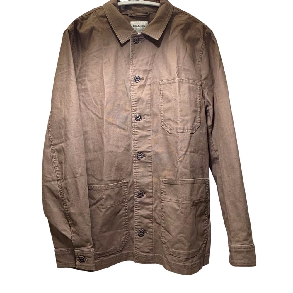 Goodfellow & Co Stretch Canvas Chore Jacket Blazer Brown| M